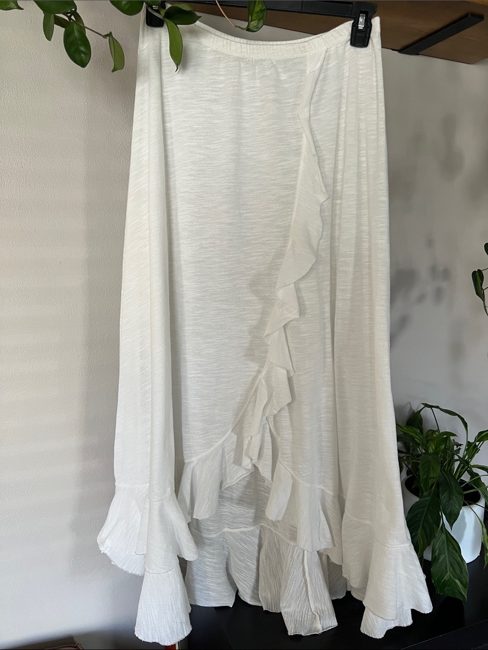 Free People Beach Cascade convertible ruffle skirt size small